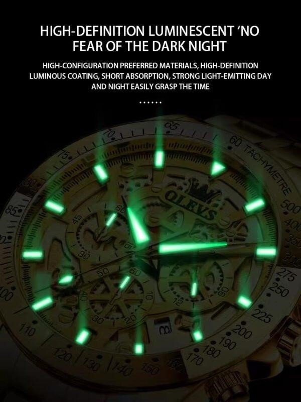 Waterproof Luminous Quartz Watch