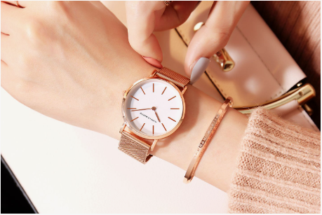 rose gold watch